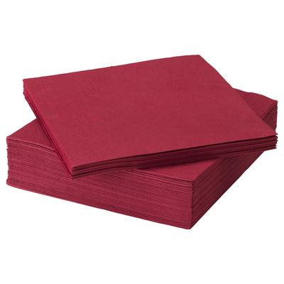 IKEA FANTASTISK Бумажная салфетка, Темно-красный (100)