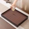 GIANXI Home And Kitchen Tea Tray Portable Dishes For Tea Ta Kawi Bamboo Rectangle Wooden Tray For Chaban Tea Table