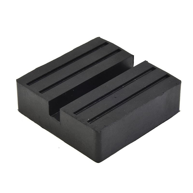 Floor Slotted Car Rubber Jack Pad Frame Protector Guard Adapter Jack Disk Pad Tool for Pinch Weld Side Lifting Disk Auto Repair Maintenance Accessory