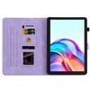 Чехол для TECNO Megapad 11 с оттиском лилии, слотами для карт, кожаная обложка для планшета