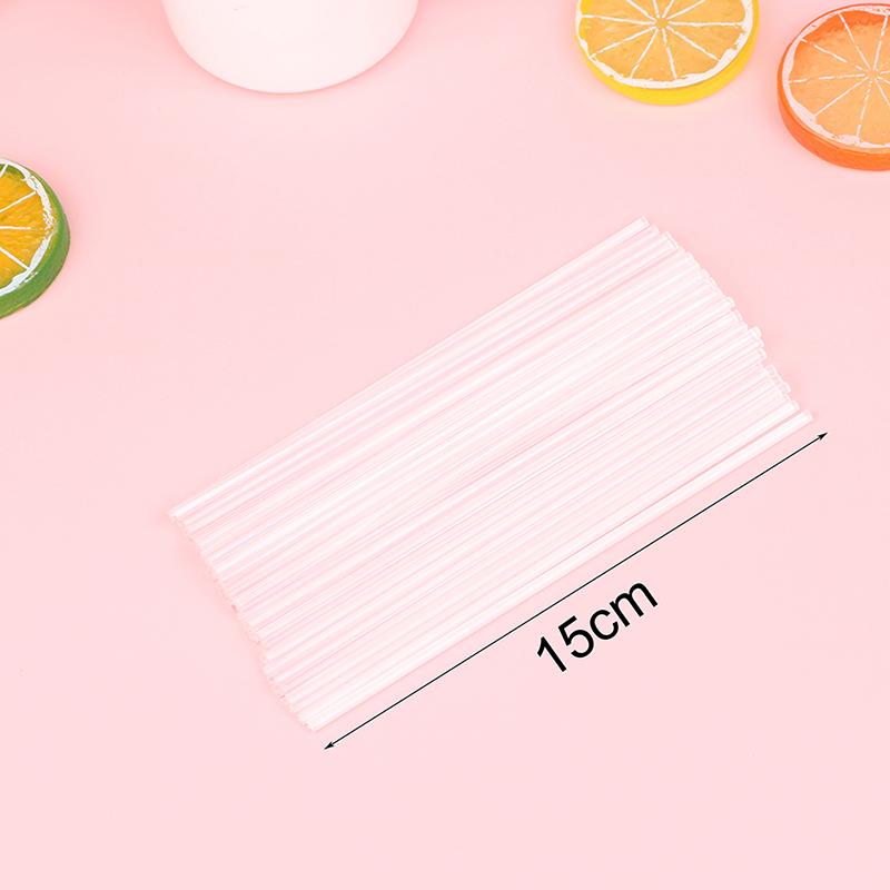 50 шт. прозрачные акриловые палочки многоразовые палочки для тортов для приготовления десерта