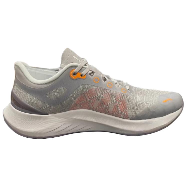 Li-Ning Легкие Удобные Универсальные Модные Износостойкие Нескользящие Низкие Повседневные Кроссовки для Бега Женские кроссовки Серые AGLU240-2