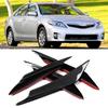 4Pcs Set Universal Carbon Fiber Style Car Front Bumper Canards Splitter Fins Deflector