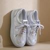 Dexun Breathable Board Shoes Women's Cream Summer New Chic Small Design Round Head Ugly Cute Student Casual Little White Shoes