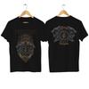 Men's Powerwolf Print T-Shirt Casual "Via Dolorosa" Print Shirt Oversized Comfortable Breathable Streetwear Graphic T Shirts