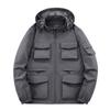 Men's Cotton Windbreaker Spring and Autumn Jacket Bomber Jacket Multi-pocket Men's Tactical Jacket Casual Jacket for Men