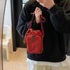 Canvas Crossbody Mobile Phone Bag Solid Color Water Cup Bag Shoulder Water Bottle Bag  Mobile Phone