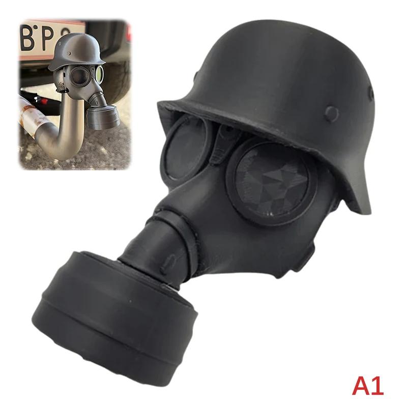 5 стилей крышка фаркопа со стальным шлемом и противогазом, 3D-печатная крышка шара фаркопа, предотвращающая ржавление приемной трубы