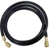 Зарядные шланги для хладагента кондиционера R410A, 150 см HVAC зарядный шланг с внутренней резьбой 1/4'' SAE, рабочее давление 800 PSI для R410A R22 R134A R12 R502