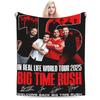 Команда Big Time Rush Тур Eras Аксессуары Плед Ультрамягкий Фланелевый Плед-Покрывало Коврик для Отдыха