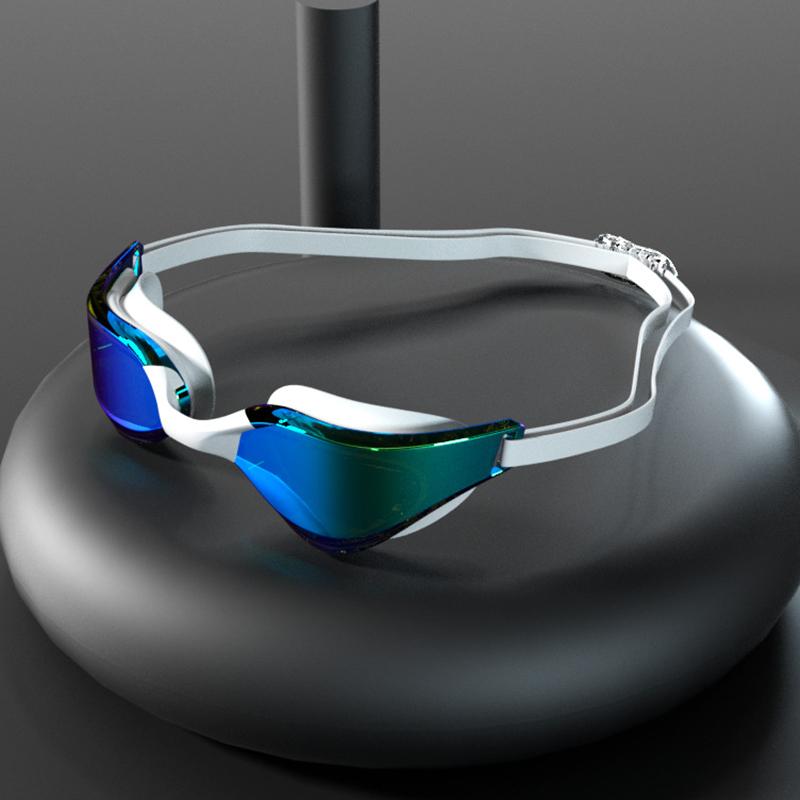 High Definition Waterproof And Anti Fog Adult Swimming Goggles, Professional And Comfortable Electroplated Swimming Goggles