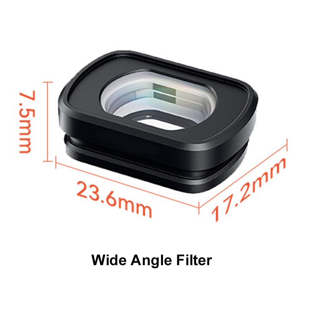 Telephoto Lens for Osmo Pocket 3 Strong Magnetic Wide Angle Lens /Macro Lens Optical Lens for DJI Osmo Pocket 3 Camera Accessory
