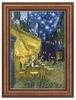 Olympus Cross Stitch Kit ART GALLERY Mini Frame Collection [Night Cafe Terrace] By Van Gogh 7589 Comes with a Frame That Can Be Used As a Wall