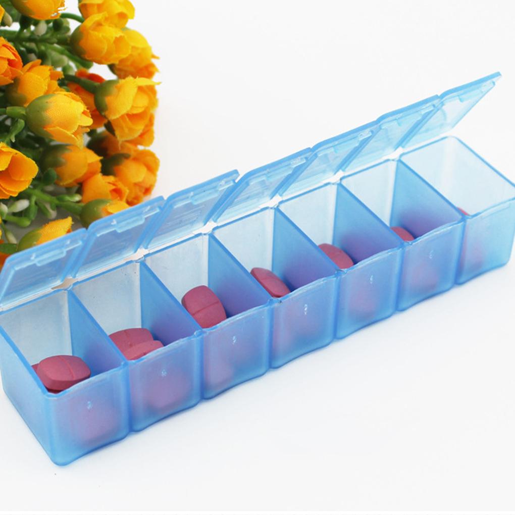 Еженедельные таблетницы, маленькая коробка для хранения, многоцелевой контейнер специального дизайна, органайзер для хранения, путешествий