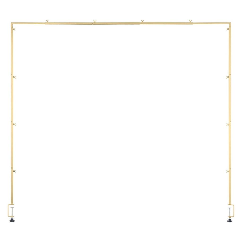 Over The Table Rod Stand with Clamp Party Arch Frame 28-98 in L Adjustable