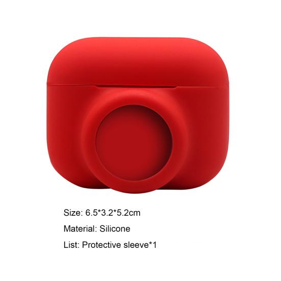 Защитный чехол для трекера Многофункциональный силиконовый 2-в-1 чехол для наушников Простой дизайн Защитный чехол для Airpods