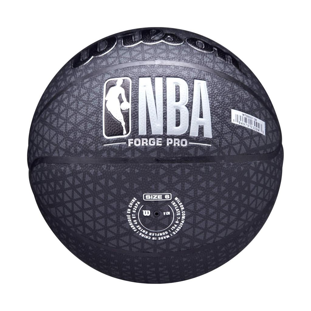 Wilson Basketball NBA FORGE PRO WTB8001XB07 Indoor and Outdoor Size Black Use, 7/Diameter Approx. 24.5cm,
