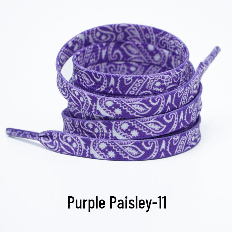 Cashew Flower Shoelaces for Air Force 1, Canvas Shoes, and Dunk Sneakers – Unisex