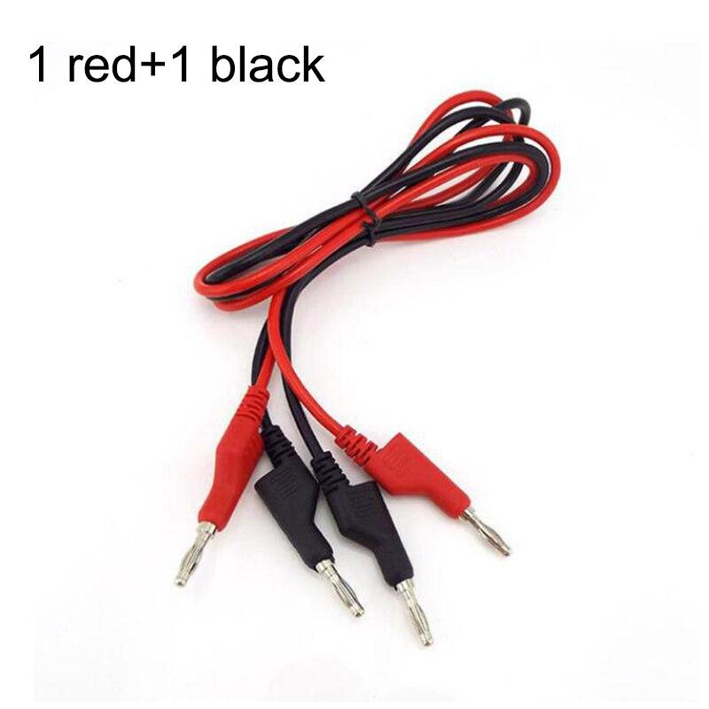4 мм штекер типа «банан» двойной кабель с зажимами типа «крокодил» удлинитель шнура разъем тестовый провод зонд для электрического тестирования своими руками