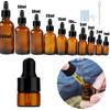 1 ~ 10 шт. 1 мл ~ 100 мл Янтарное стекло Жидкий реагент Пипетка Бутылка Пипетка Капля Ароматерапия Бутылка эфирного масла Косметическая бутылка Мини Высокое качество