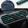 10 шт. 20 см универсальные автомобильные воздуховоды для кондиционера декоративные U-образные молдинги отделочные полосы украшения аксессуары для стайлинга автомобиля