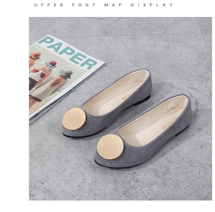 Женские однотонные удобные повседневные туфли без шнуровки большого размера на плоской мелкой подошве для девочек