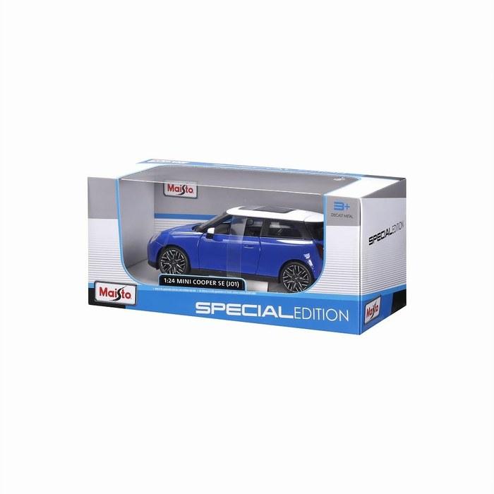 Kyosho Maisto 1/24 Mini Cooper SE (ДЖО1) Синий/Белый MS32926BL