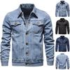 Men's Denim Jacket Cotton Fashion Casual Slim Fit Jacket Men's Denim Jacket