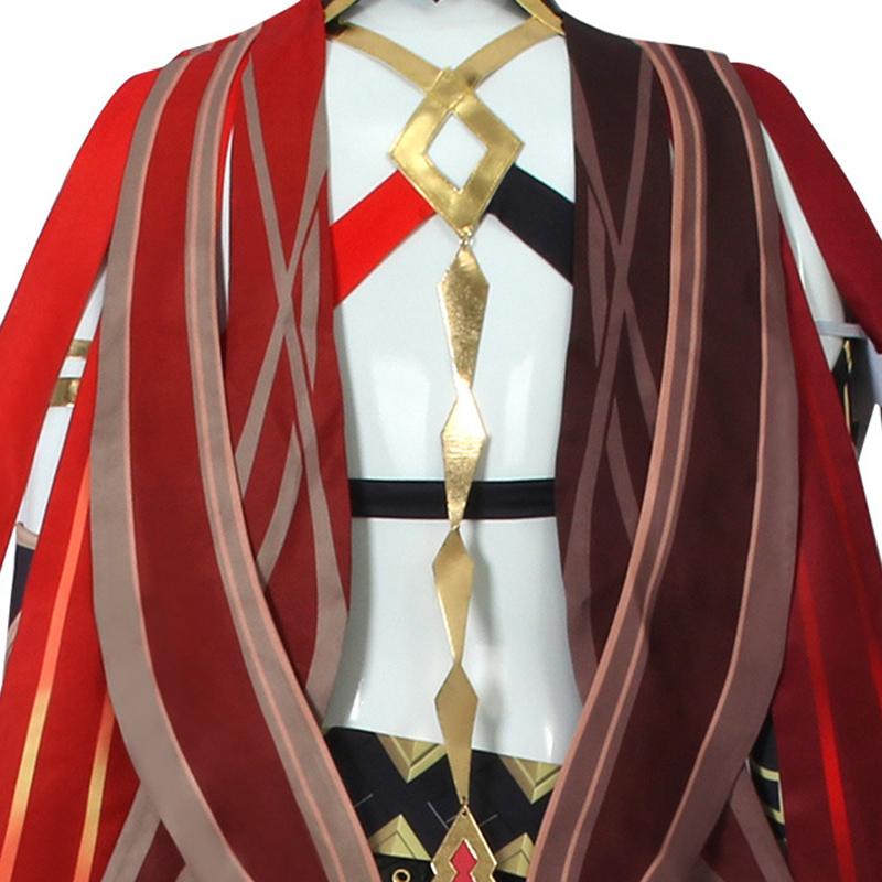 Dehya косплей костюм Dehya парик сексуальная женская форма аксессуары Хэллоуин карнавальный наряд полный комплект