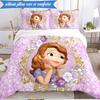 Princess Sofia 3pcs K-pop music group Bedding set,Ideal for Bedroom, Dormitory,Including Duvet Cover And 2pcs Pillowcases,Fan gifts