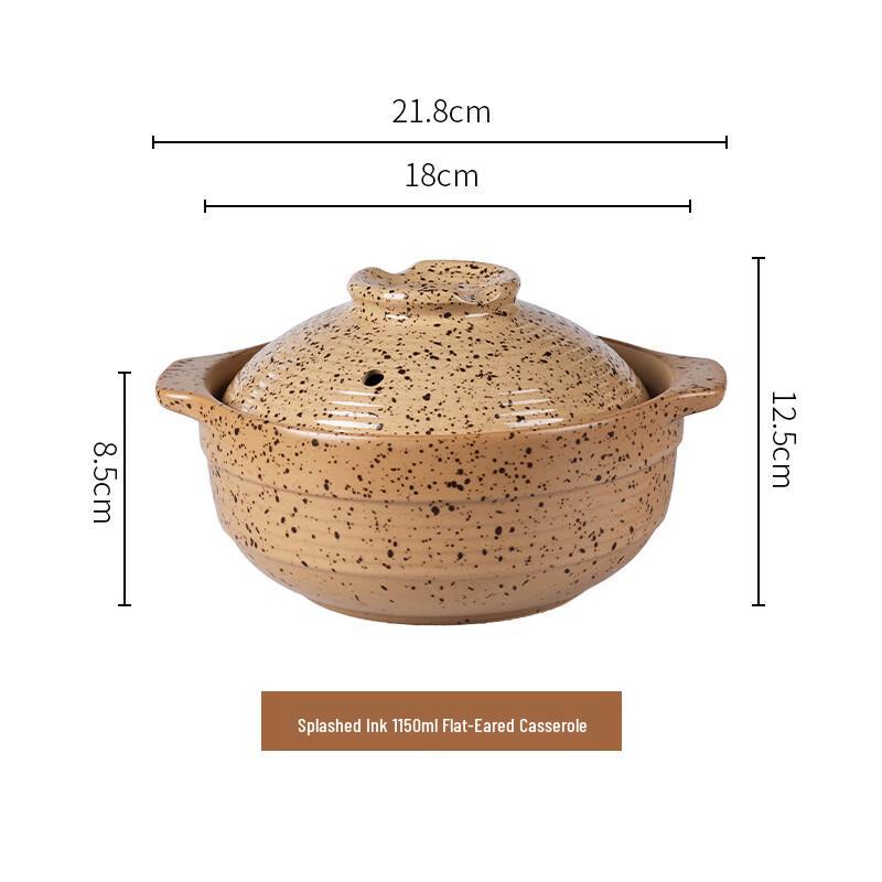 ZISIZ Ceramic Stew Pot