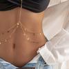 Sexy Bikinis Cross Chest Waist Body Chain for Women Bohemian Multilayer Star Tassel Body Jewelry Summer Beach Party Accessories