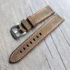 MERJUST Handmade Crazy Horse Genuine Leather Watchbands 20mm 22mm Brown Retro Strap For U-boat Big Pilot Watch Bracelet