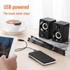 Compact Desktop Wired Subwoofer Speaker for Laptop and Home Use