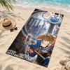 Edmonton Oilers Microfiber Beach Towel Quick Dry Sand Free Lightweight Beach Towels for Travel Swimming Camping