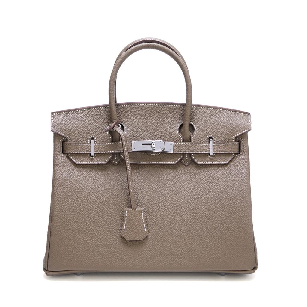 Новая серебряная пряжка металлическая платиновая сумка из натуральной кожи большая вместительная ручная женская сумка с узором личи верхний слой коровьей кожи сумка через плечо