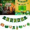 St Patricks Day Party Supplies St. Patricks Day Decorations Felts Ornament Garland Banner Flag Irish Party Hanging Decoration St Patrick's Day Party