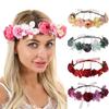 Bridal Boho Large Flower Headband Garland Festival Wedding Crown Vine Hair Band