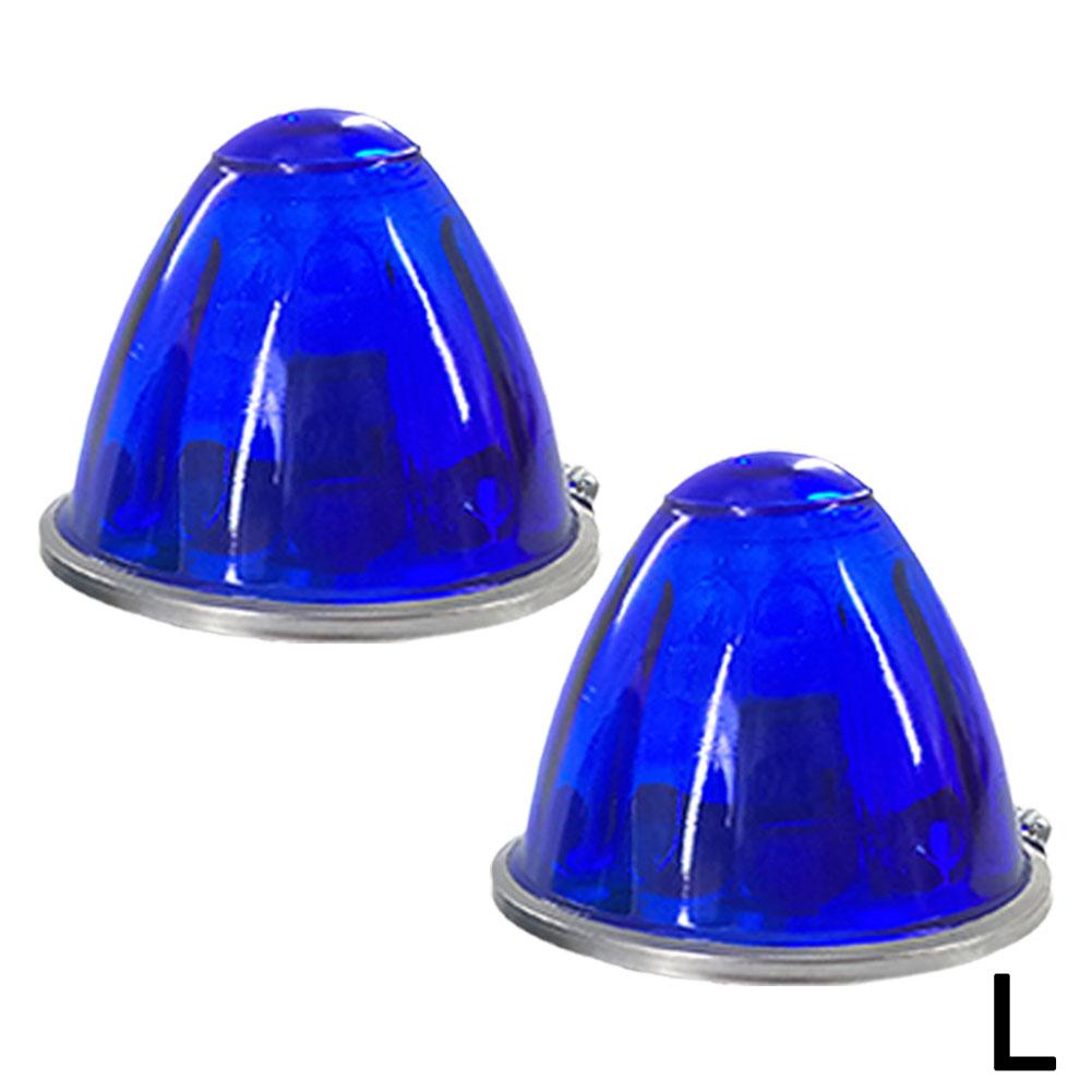 2 шт. мигающие огни для грузовиков 12 В 24 В светодиодные габаритные огни для прицепа, проблесковые маячки для трактора, белые, янтарные, красные, синие, зеленые, для фургона, автобуса, автофургона