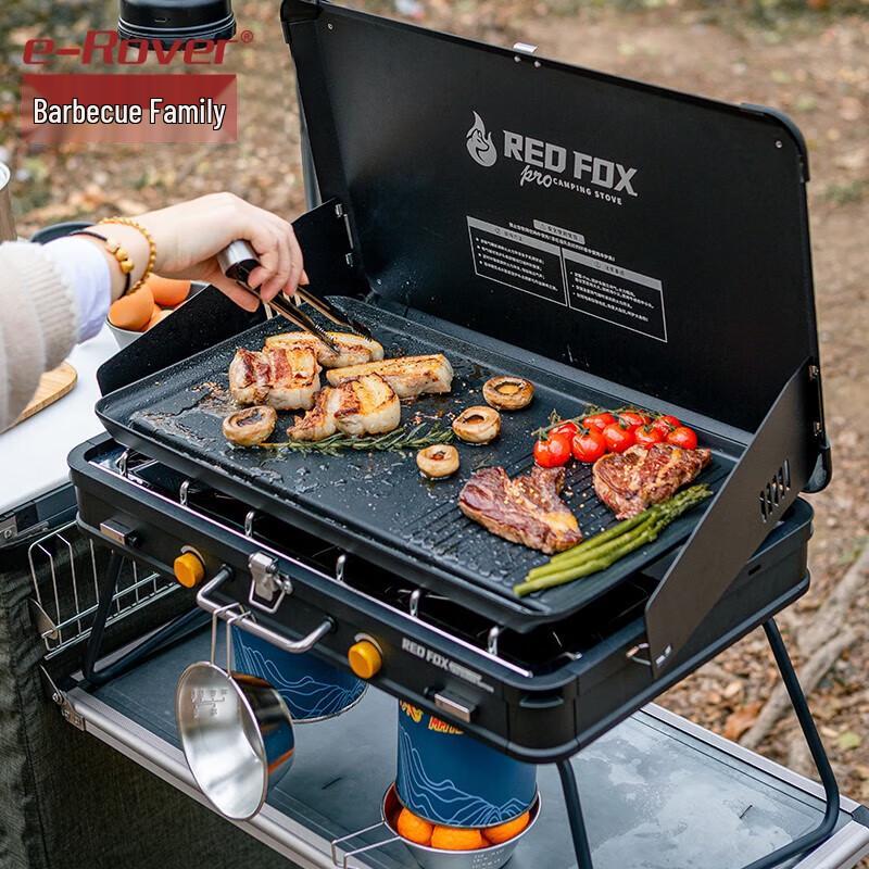 Переносной газовый гриль-барбекю Grill Master Firefox PRO с двумя горелками
