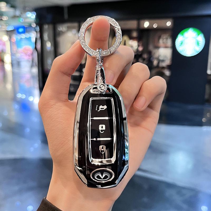 Совместимые чехлы для ключей Infiniti для Q50L, QX50, QX60, QX55, Q70, Q60 - Унисекс Дизайн