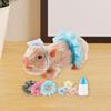 Silicone Pig Doll Toy, Mini Realistic Pig, Animal Full Body Piglet, Lifelike Little