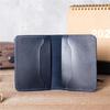 Genuine Leather Card Holder for Men and Women Slim Mini ID Credit Bank Card Case with 5 Card Slots Durable Unisex Leather Card Wallet