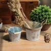 Useful Rope Handle Vintage Reusable Corrosion-Resistant Flower Holder Plant Pot