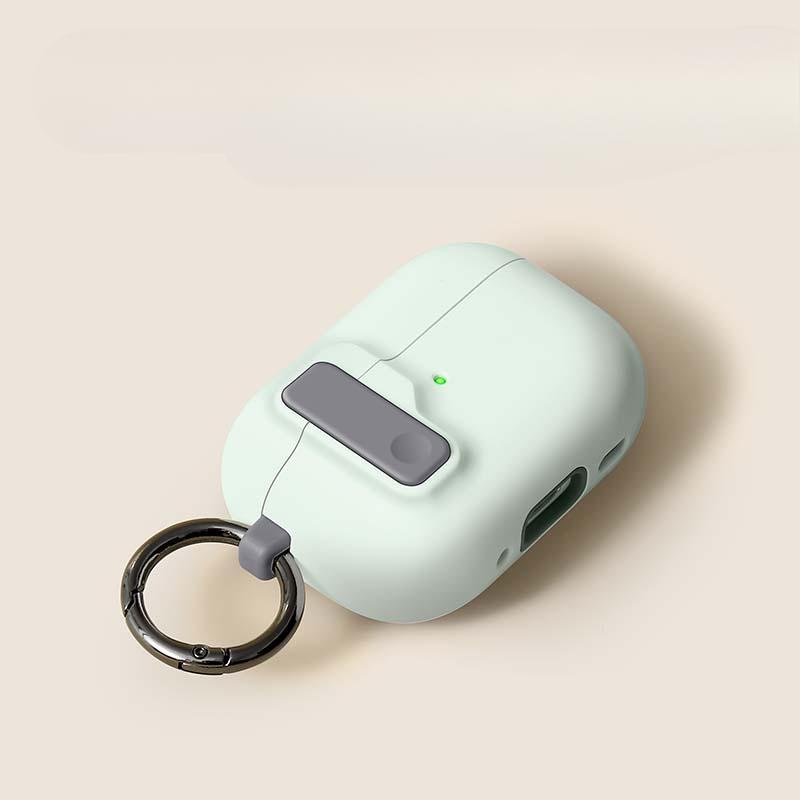 Для Airpods 4 наушники противоударный чехол автоматический переключатель безопасный замок защитный силиконовый чехол для Apple Airpods4 аксессуары