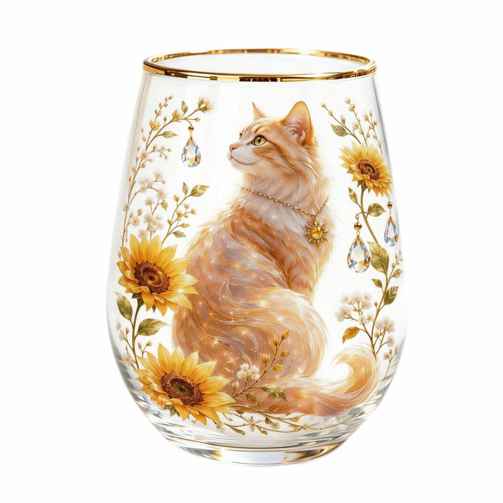 Transparent Embossed Glass Cup Bee Bird Pattern Mug Multi-Purpose Clear Milk Cup Gifts