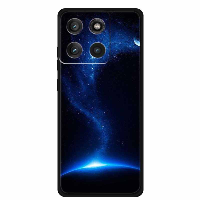 Силиконовый TPU чехол для Motorola Edge 60 Pro Защитный мягкий чехол Технологичный стиль Coque для Moto Edge60 Pro Capa Новый Ударопрочный Fundas