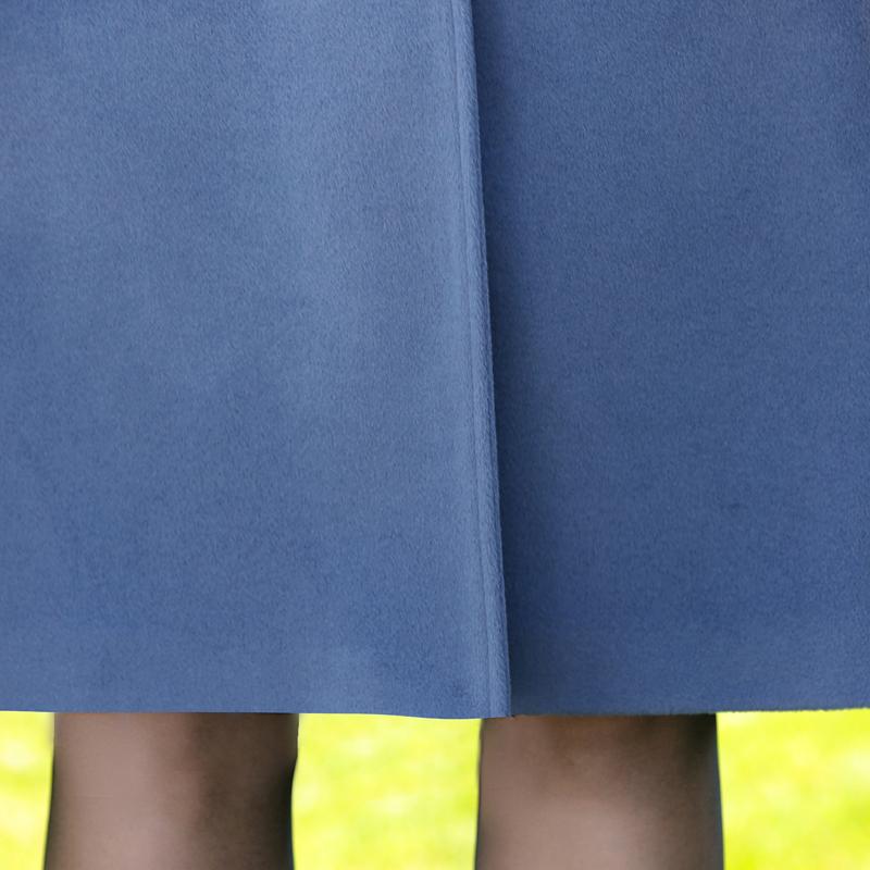 Middle Age Women's Wool & Blends Coats Winter Women's Jackets Elegant Loose Long Outerwears