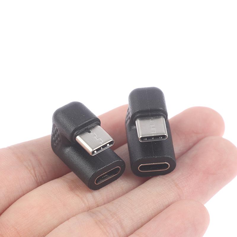 180-градусный прямоугольный USB-адаптер USB 3.1 типа C «папа-мама» USB-C