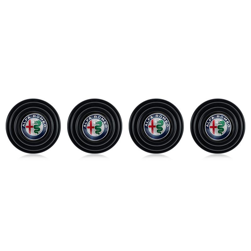 Car Door Shockproof Gasket Shock Absorbing Buffer Pad Sticker For Alfa Romeo MiTo 147 Giulia 156 159 Stelvio Giulietta VolanteOY5 